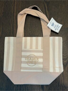 New - Summer 2026 Trader Joe’s Mini Tote Bags - Light Sand
